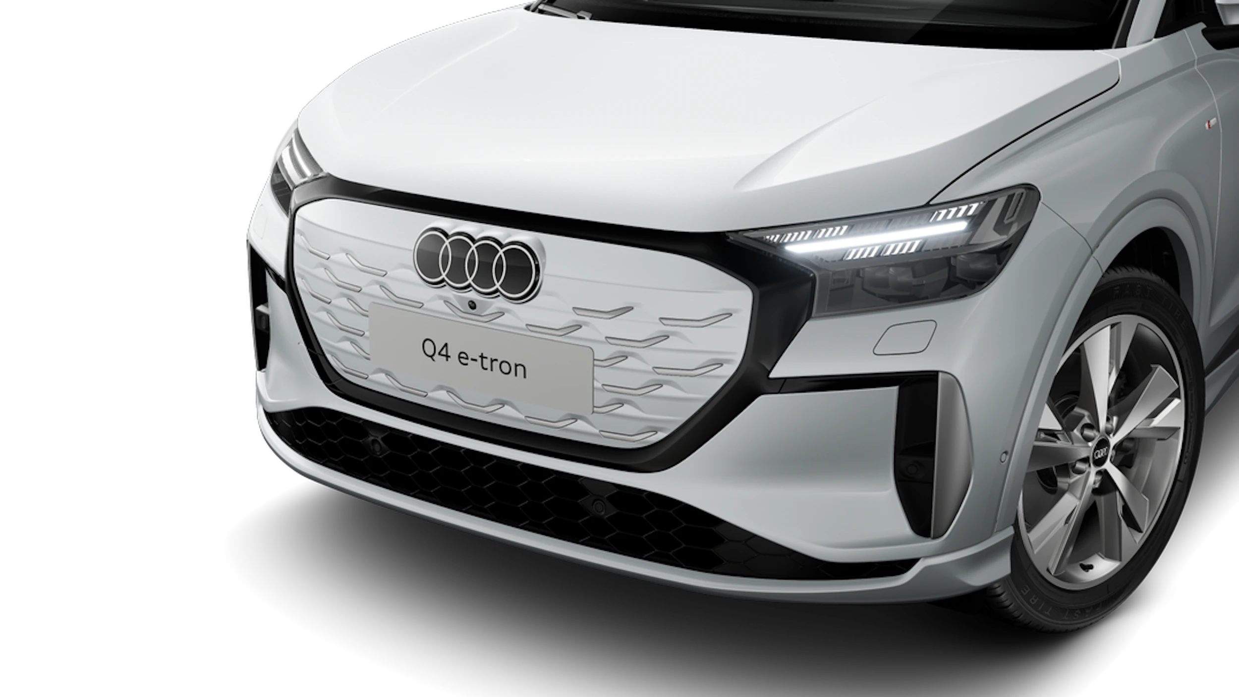 Jäätikönvalkoinen, metalliväri Audi Q4 e-tron 2027 kuva 6.