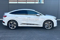 valkoinen Audi Q4 e-tron 2026 kuva 15.