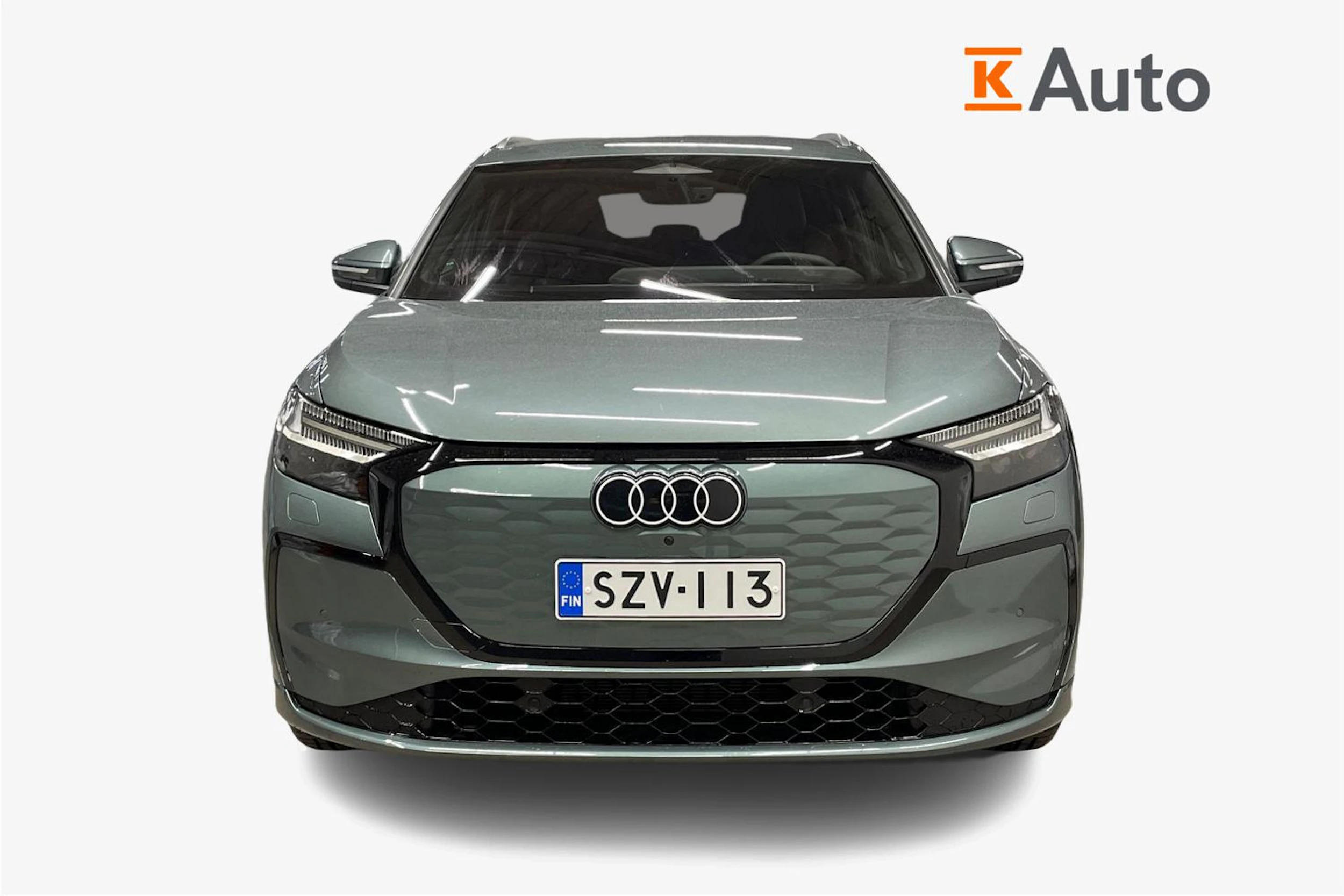 vihreä Audi Q4 e-tron 2026 kuva 4.