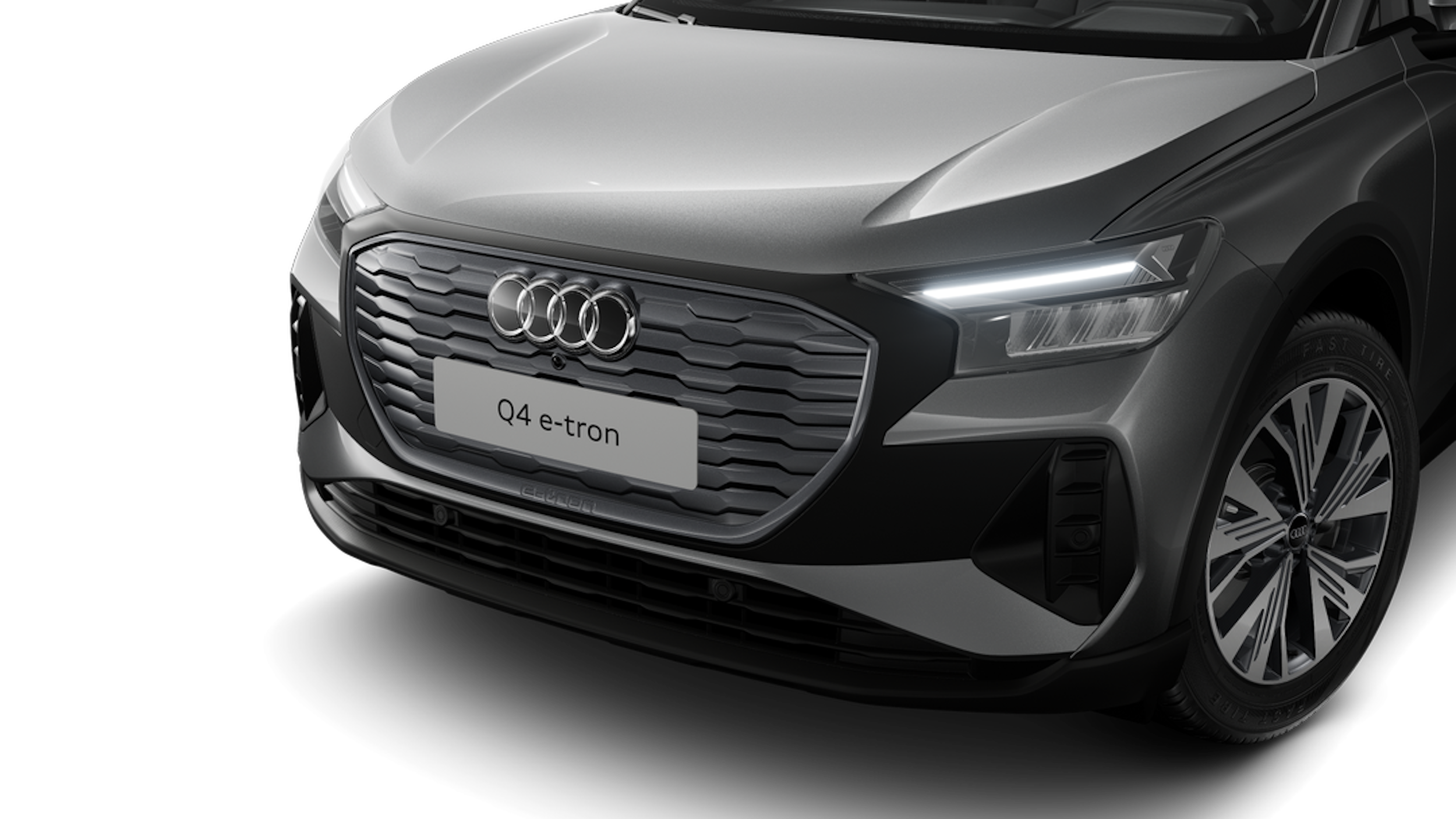 Taifun-harmaa, metalliväri Audi Q4 Sportback e-tron 2026 kuva 6.
