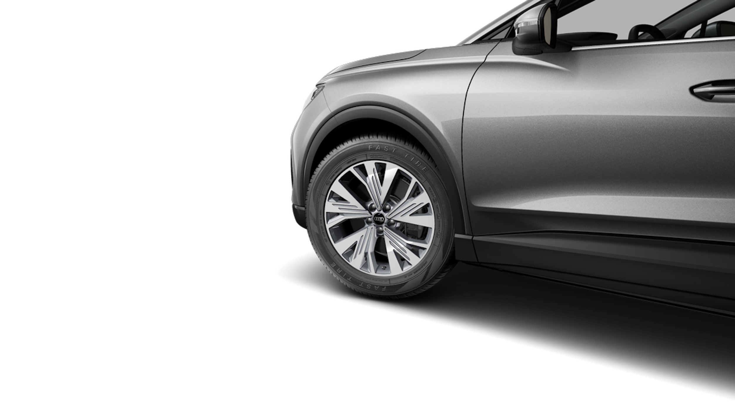Taifun-harmaa, metalliväri Audi Q4 Sportback e-tron 2026 kuva 10.