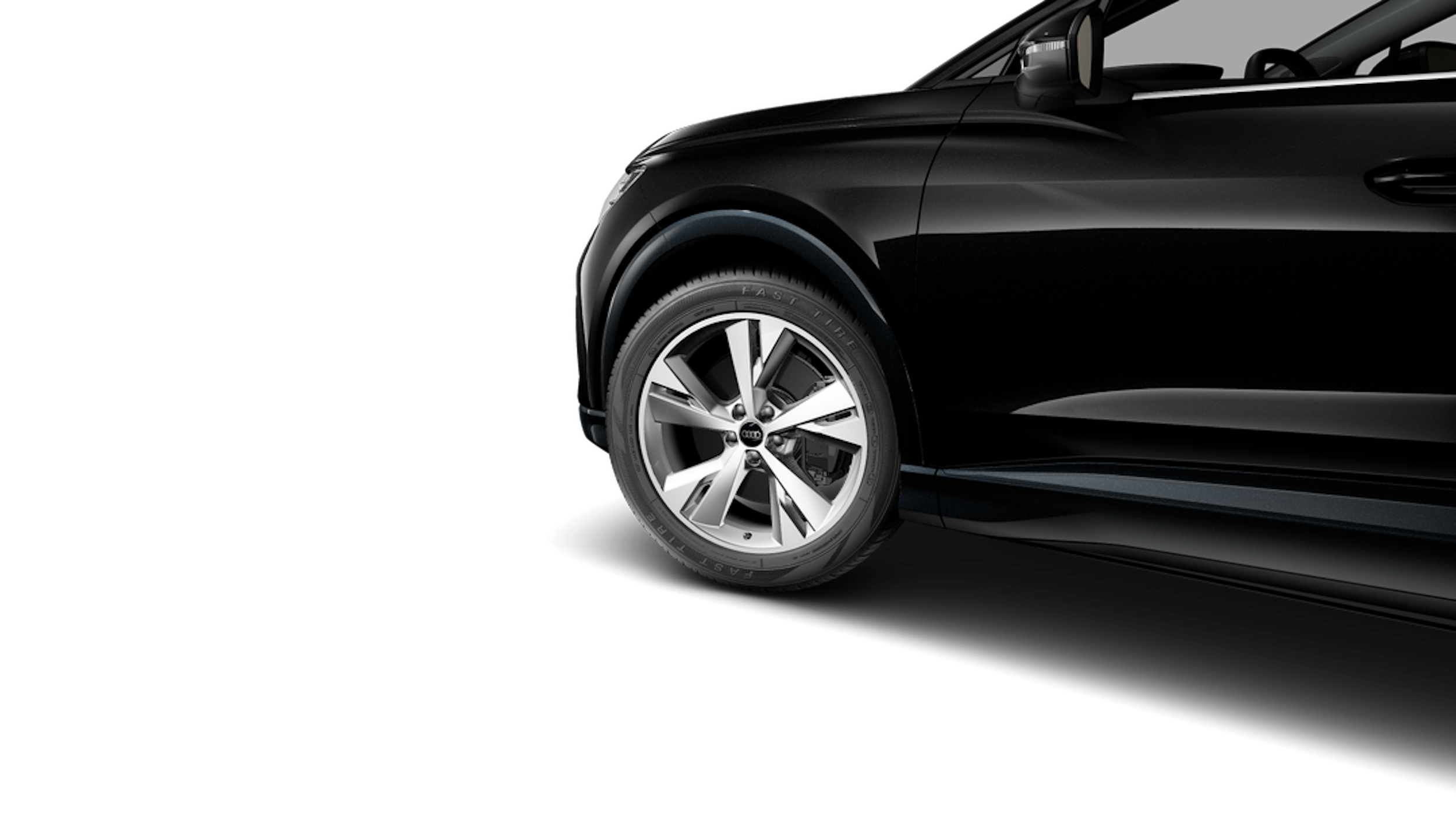 Mythos-musta, metalliväri Audi Q4 Sportback e-tron 2026 kuva 10.