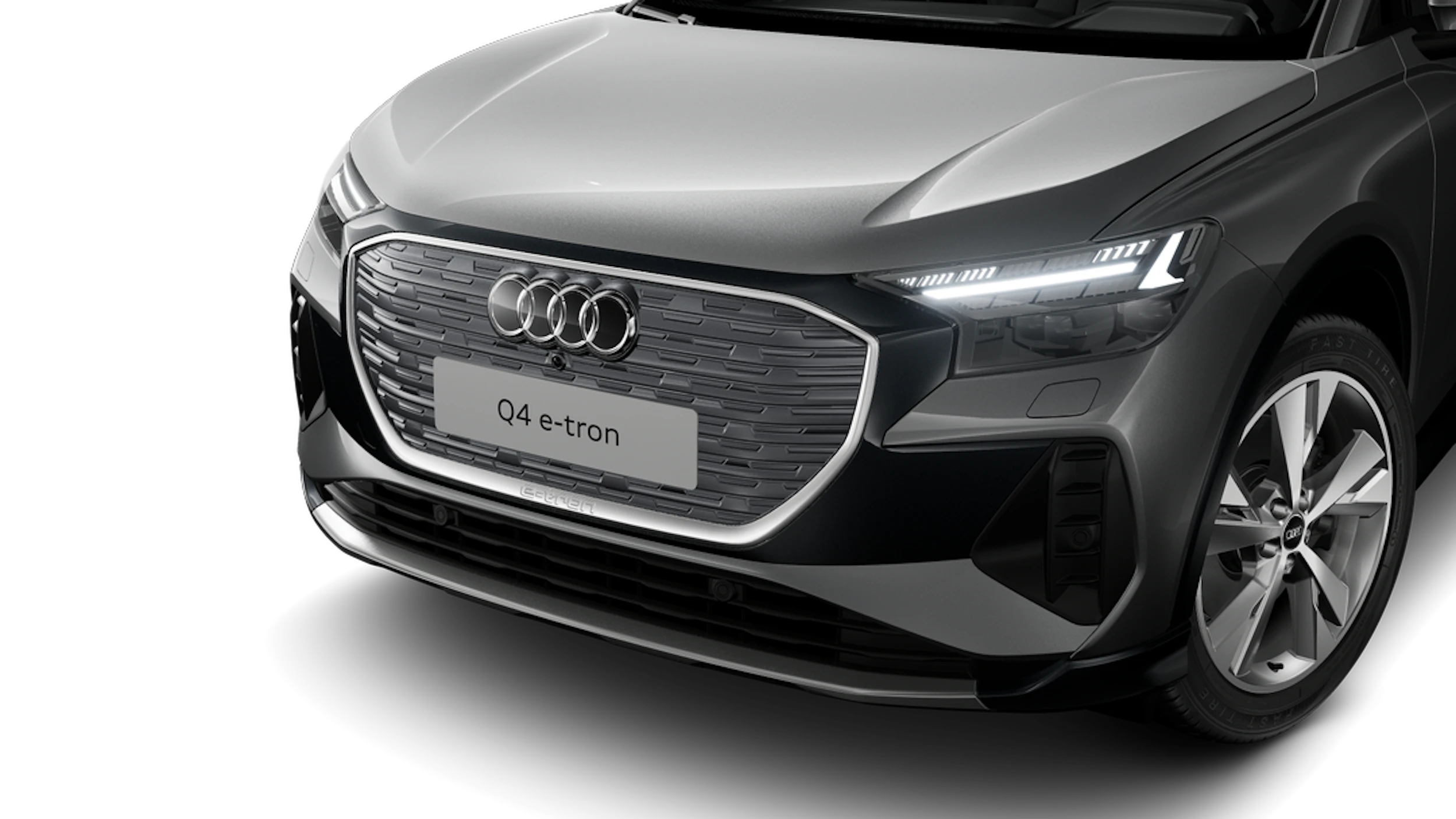 Taifun-harmaa, metalliväri Audi Q4 Sportback e-tron 2026 kuva 6.