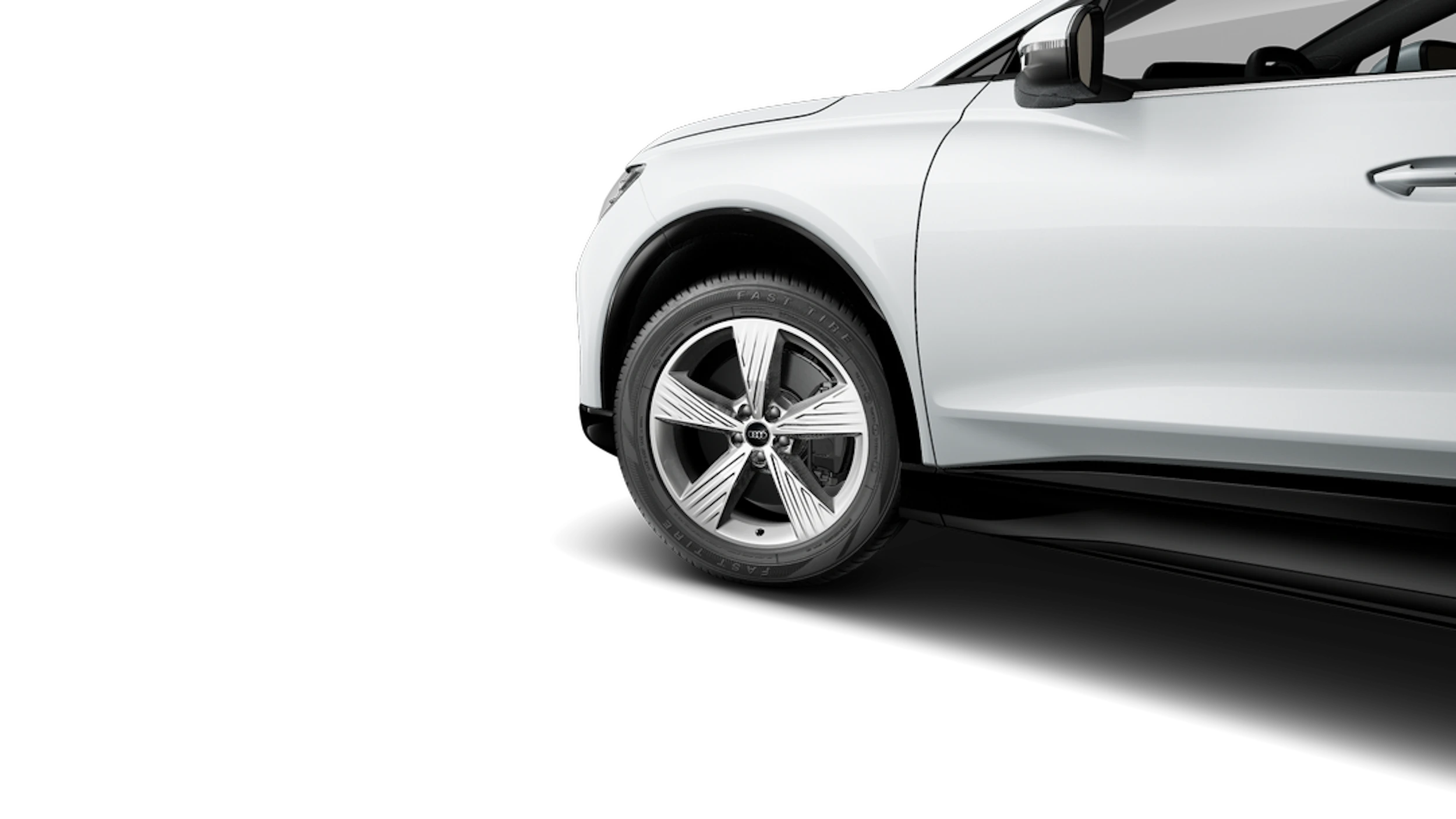 Jäätikönvalkoinen, metalliväri Audi Q4 Sportback e-tron 2027 kuva 10.