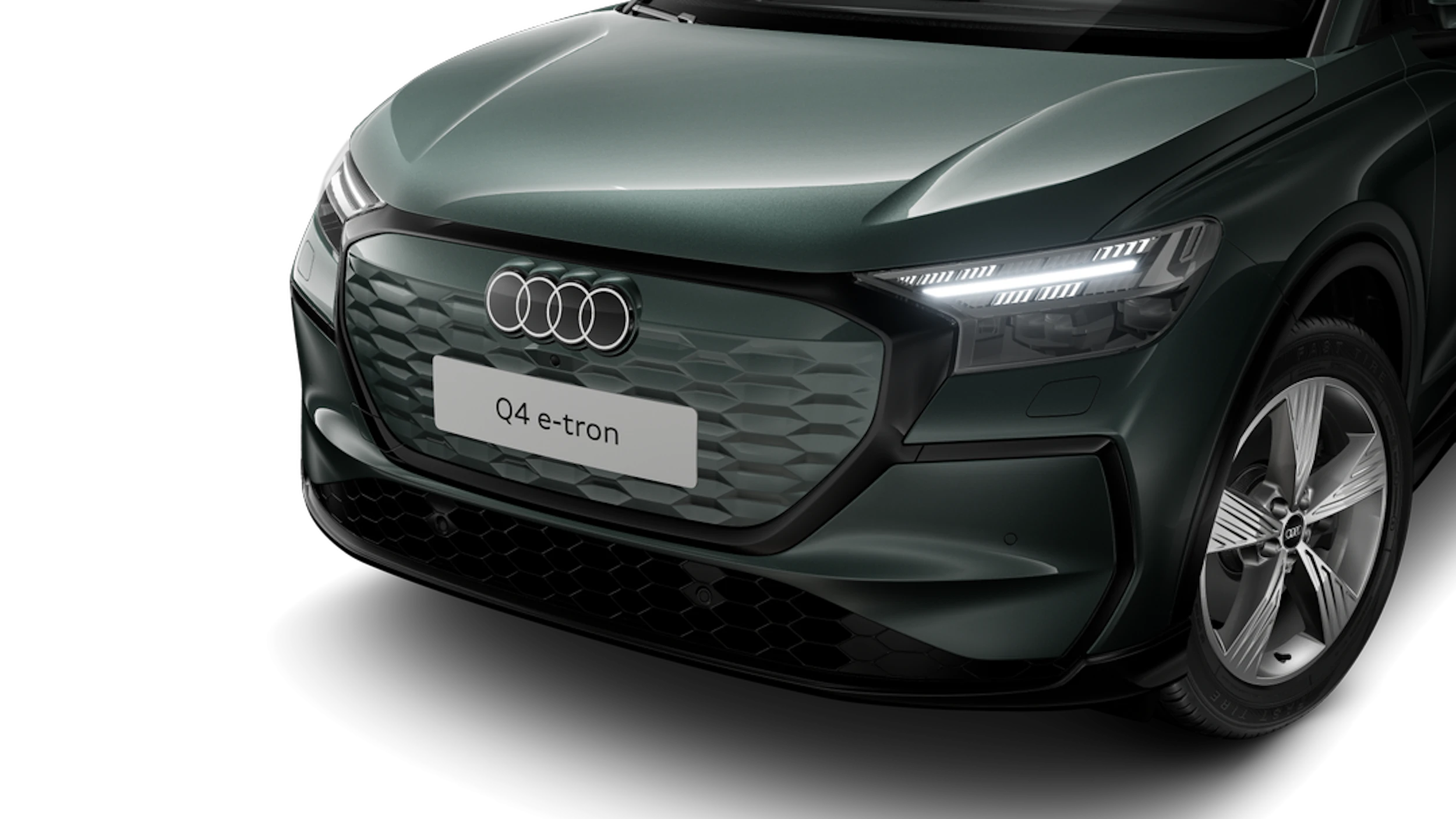 Sage-vihreä, metalliväri Audi Q4 Sportback e-tron 2027 kuva 6.