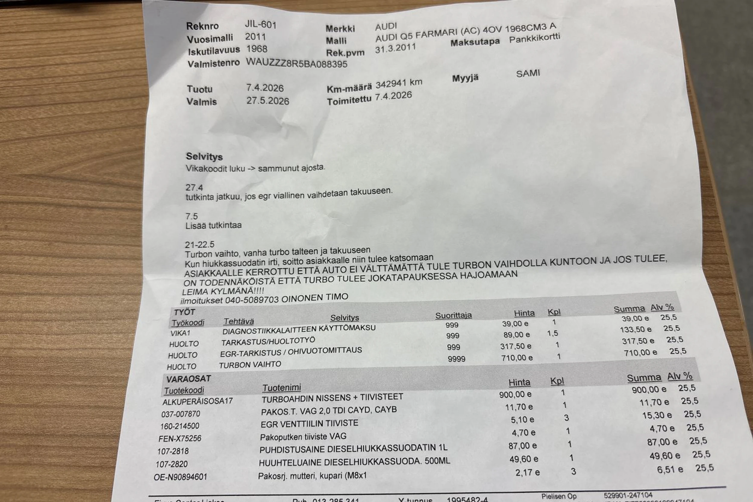 Musta Audi Q5 2011 kuva 26.