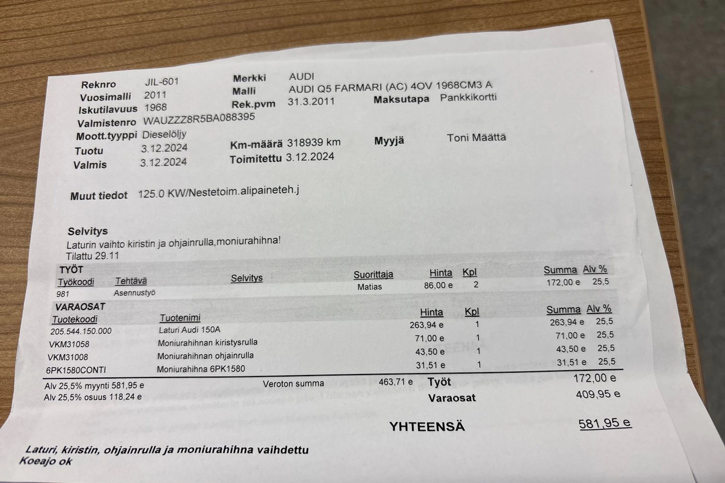 Musta Audi Q5 2011 kuva 29.