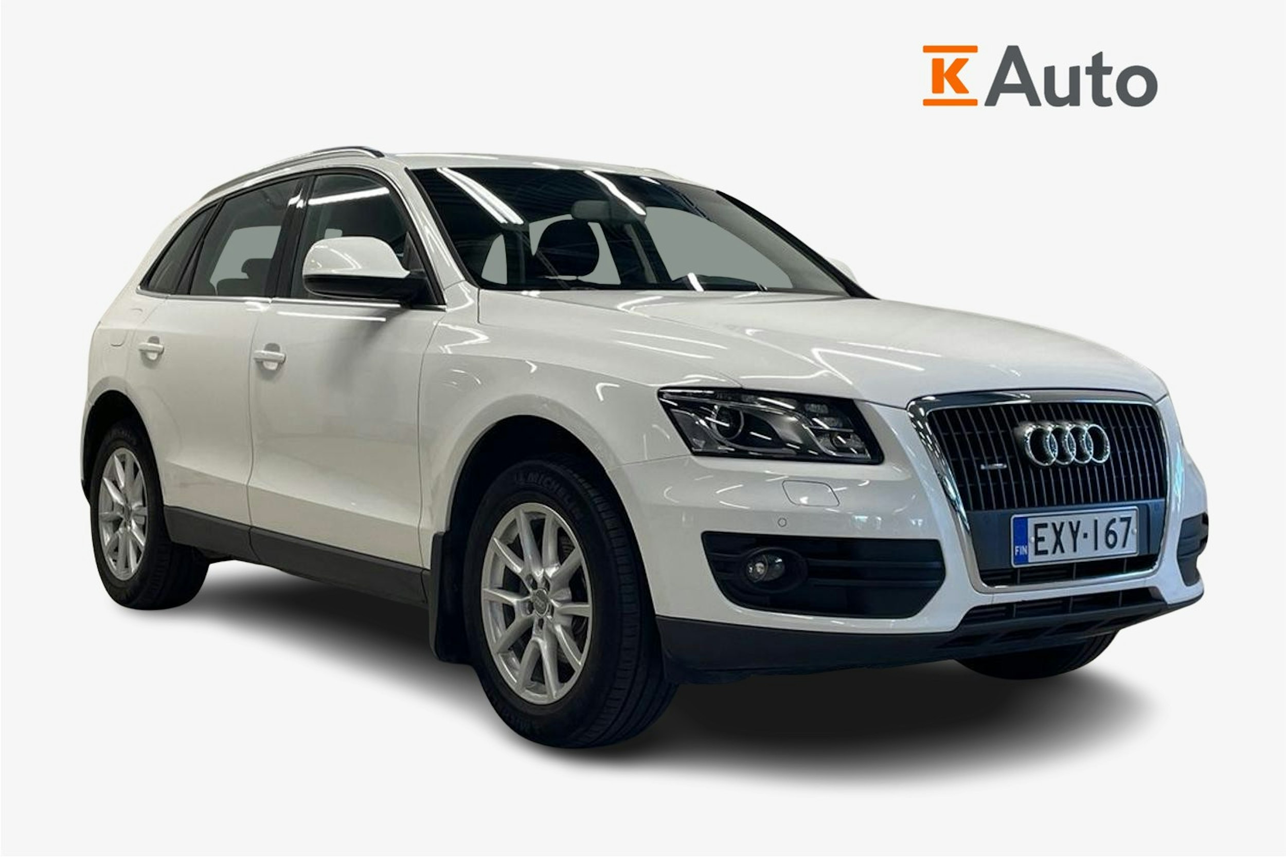 Valkoinen Audi Q5 2012 kuva 1.