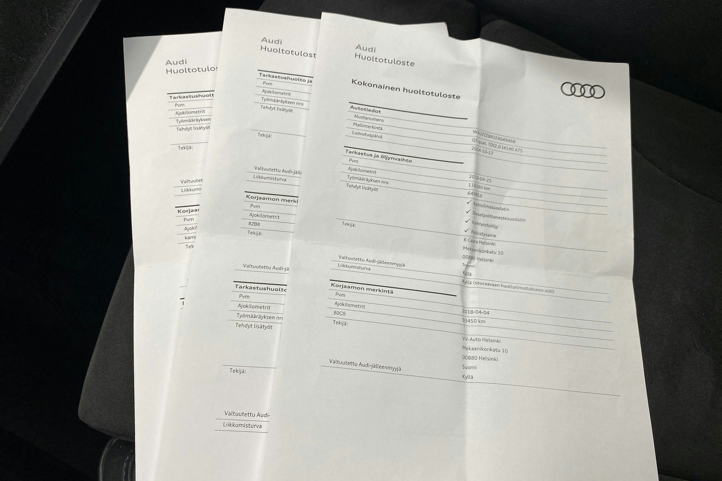 Valkoinen Audi Q5 2014 kuva 25.