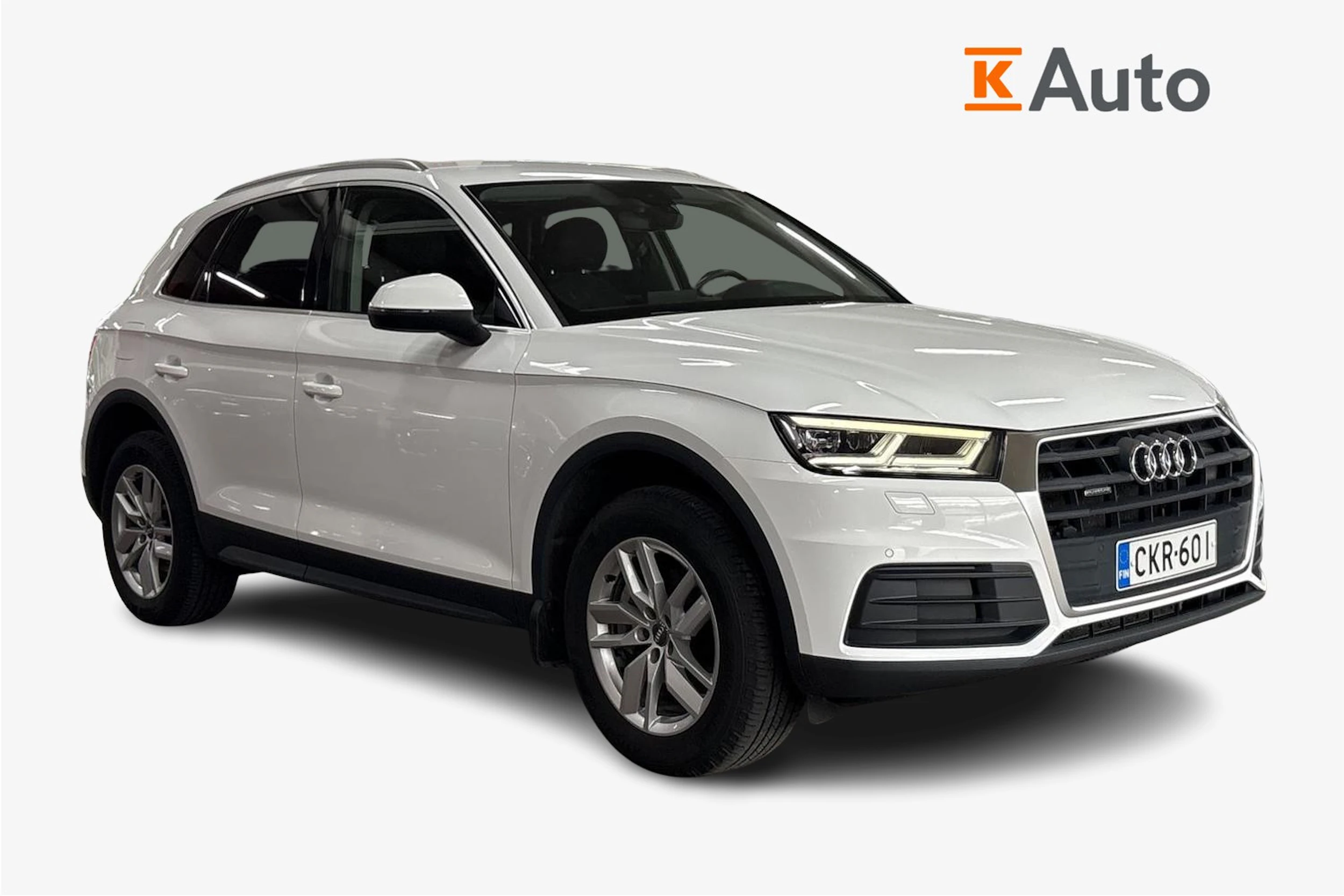 Valkoinen Audi Q5 2017 kuva 1.