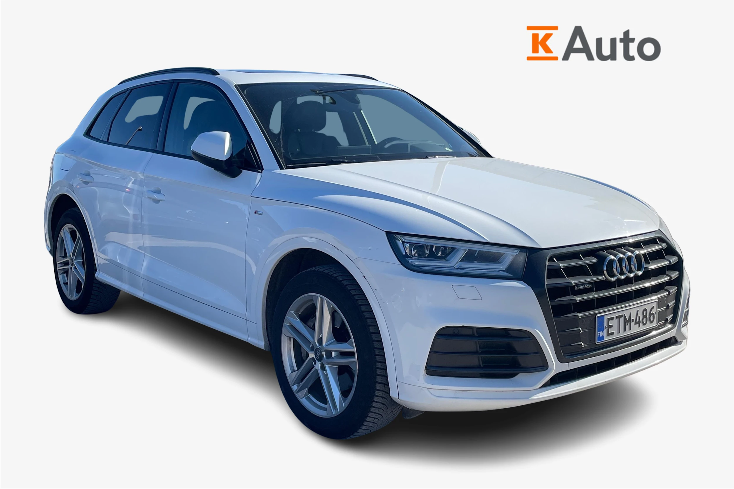 valkoinen Audi Q5 2018 kuva 1.