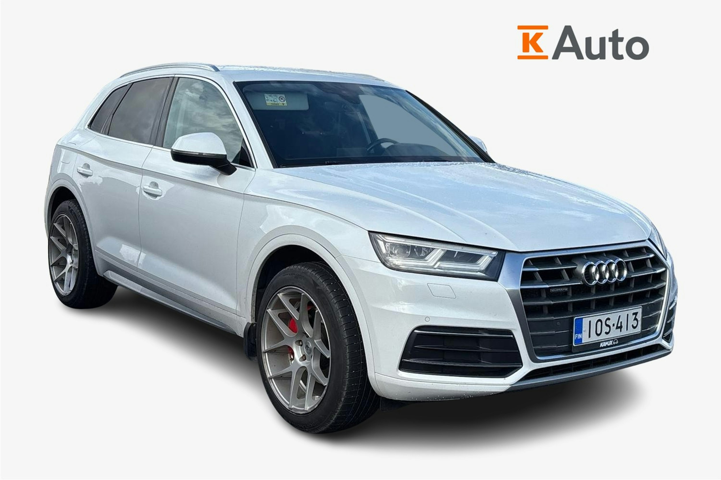 Valkoinen Audi Q5 2018 kuva 1.