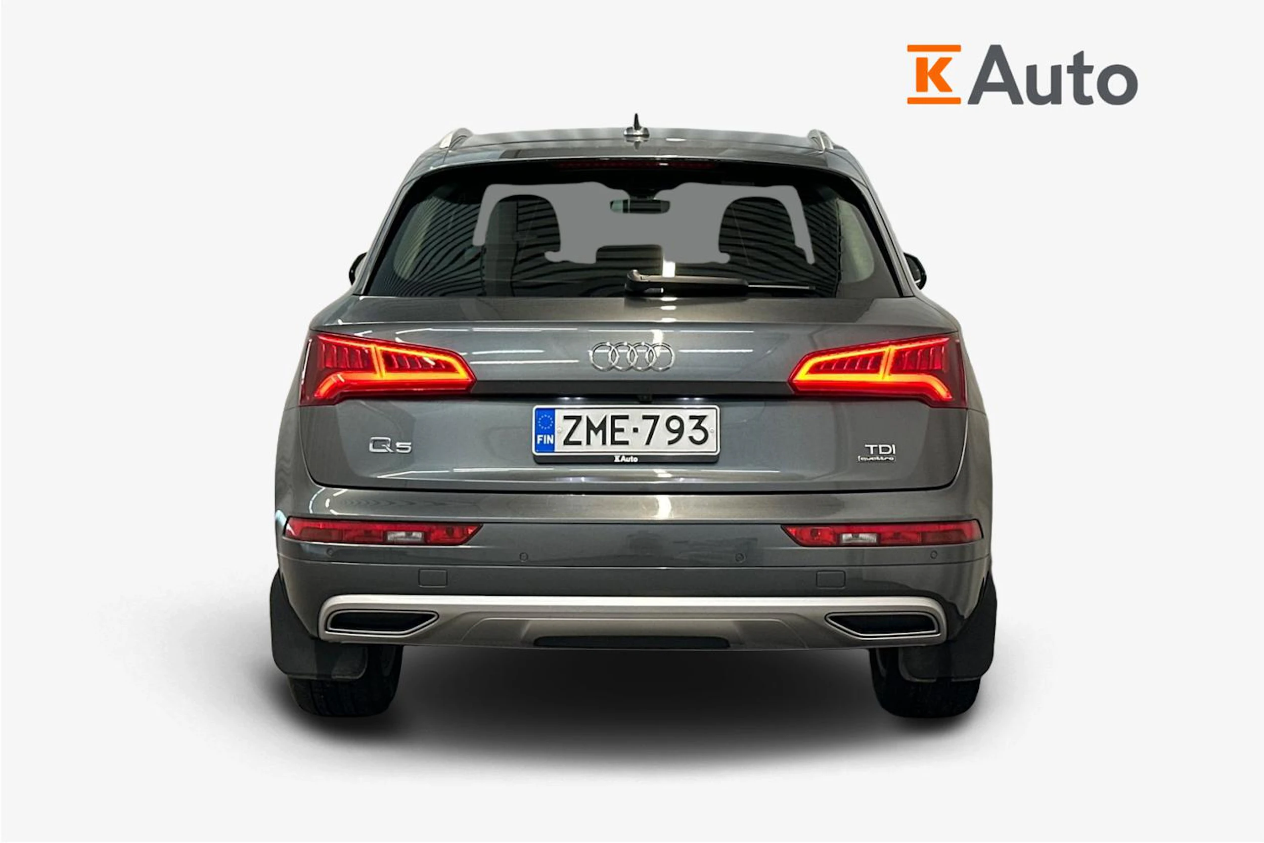 harmaa Audi Q5 2018 kuva 3.