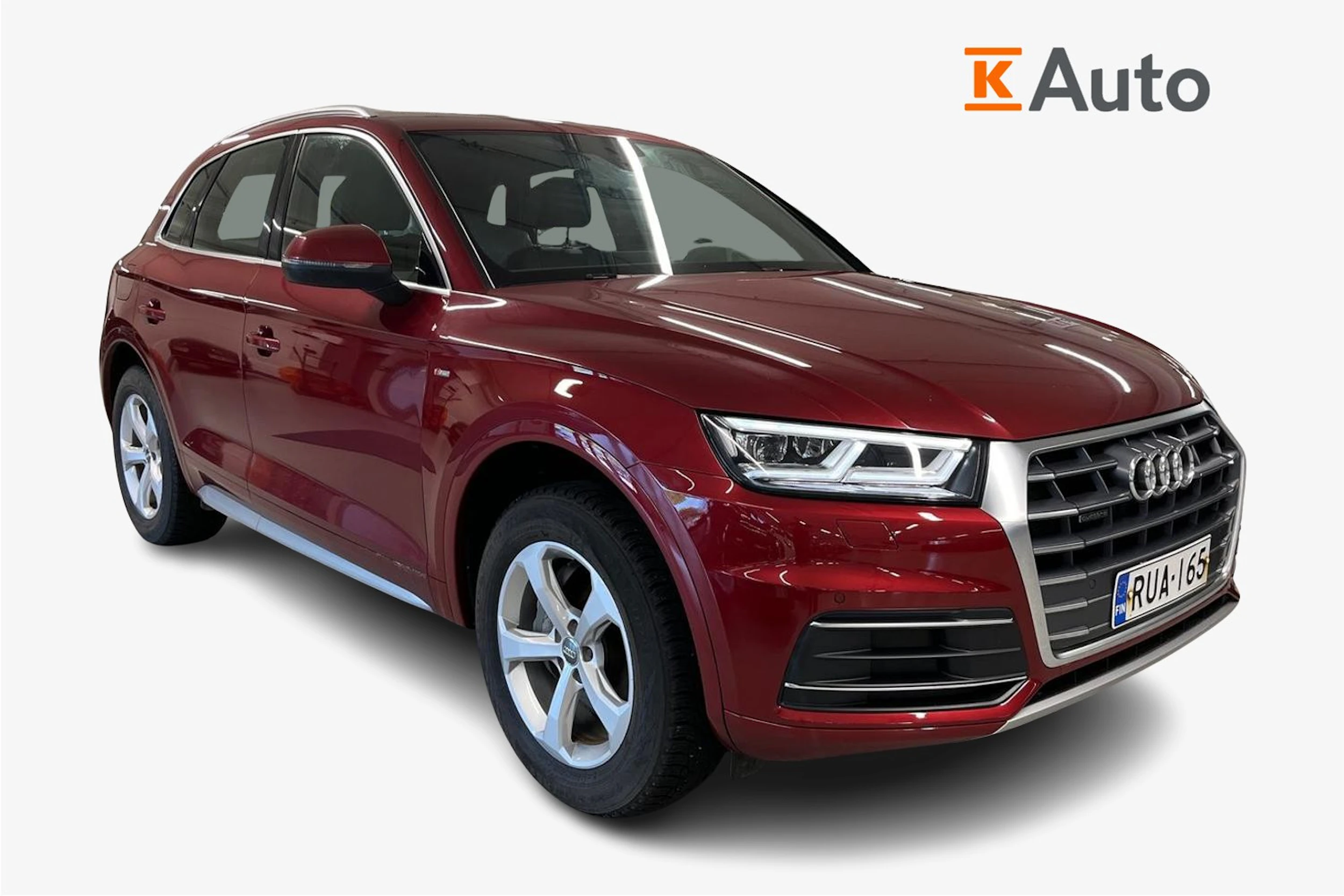 punainen Audi Q5 2019 kuva 1.