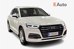 Valkoinen Audi Q5 2020 kuva 1.