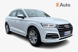 Valkoinen Audi Q5 2020 kuva 1.