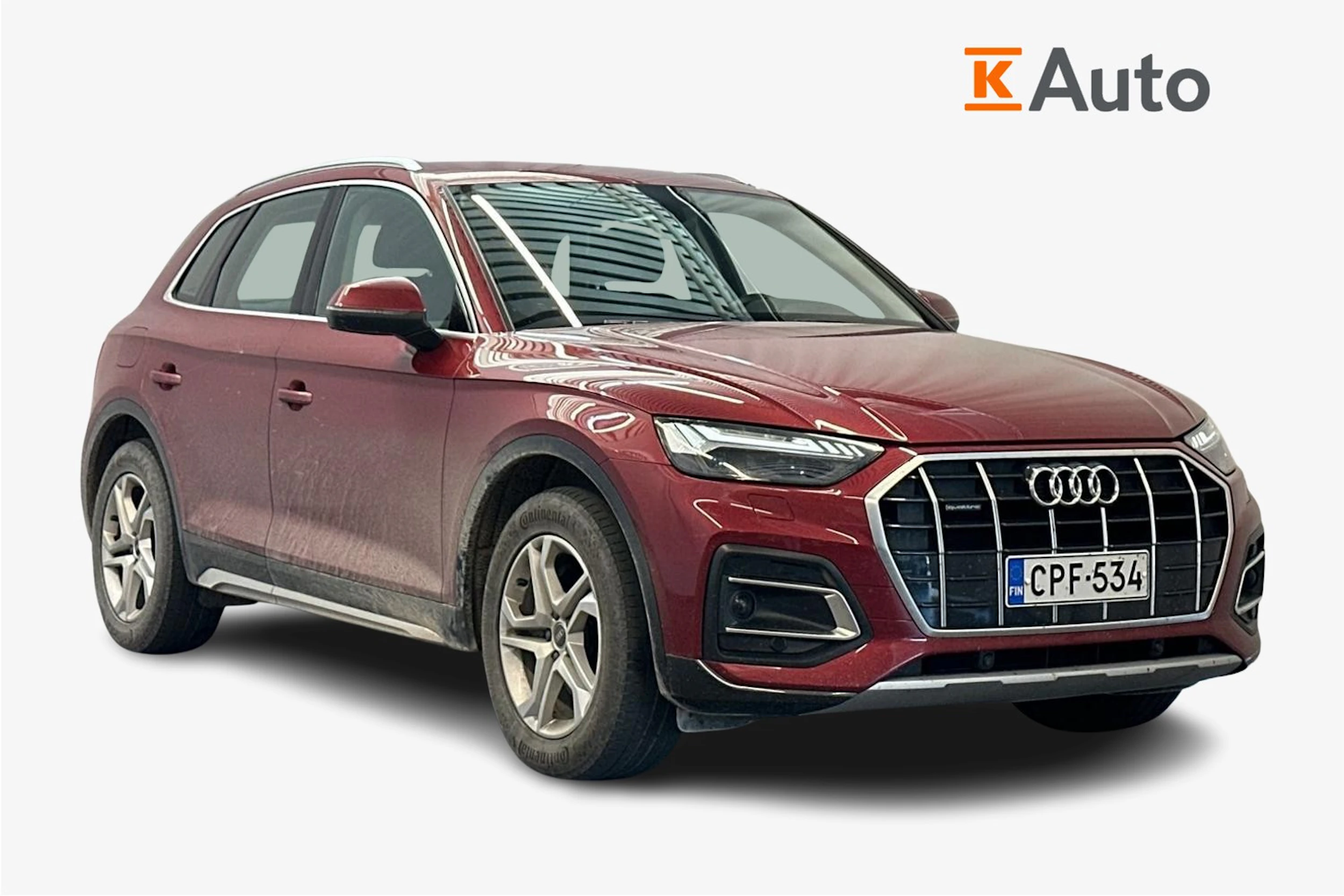 Punainen Audi Q5 2021 kuva 1.