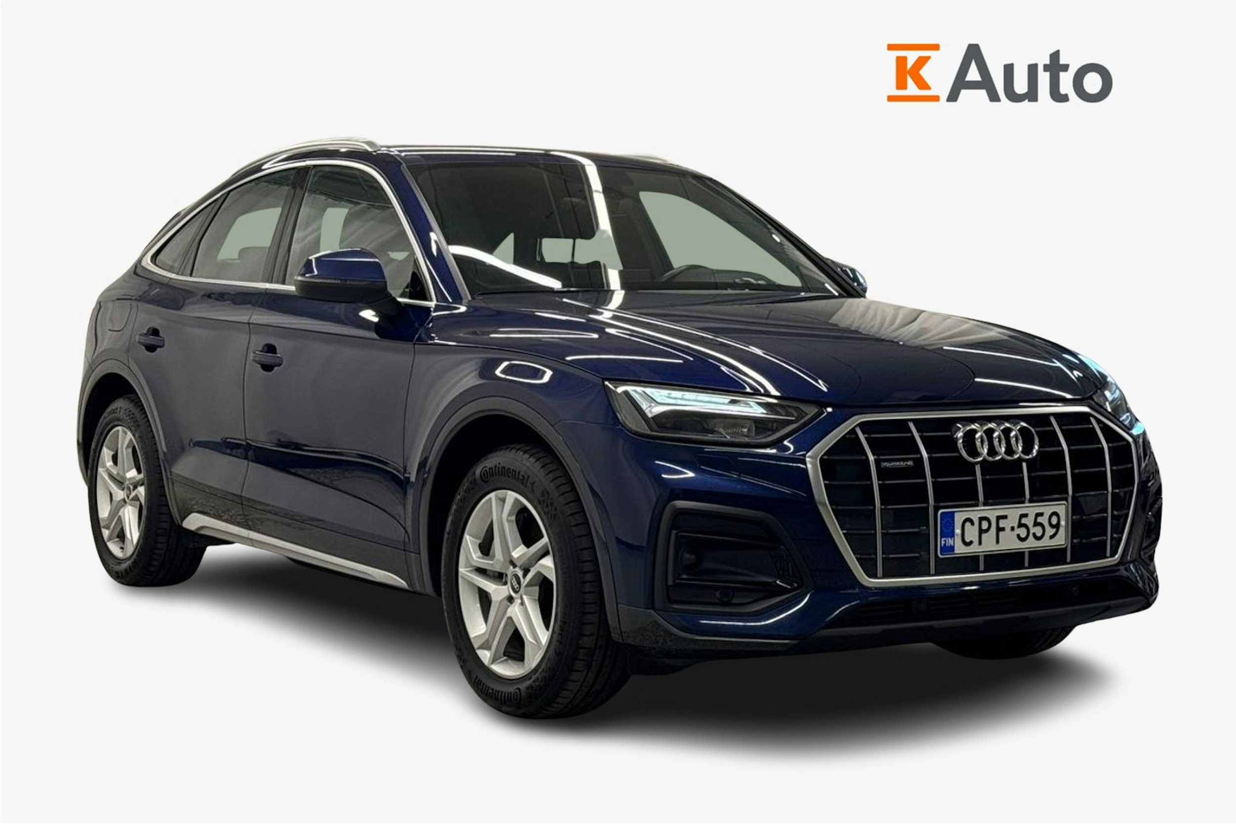 Sininen Audi Q5 2021 kuva 1.