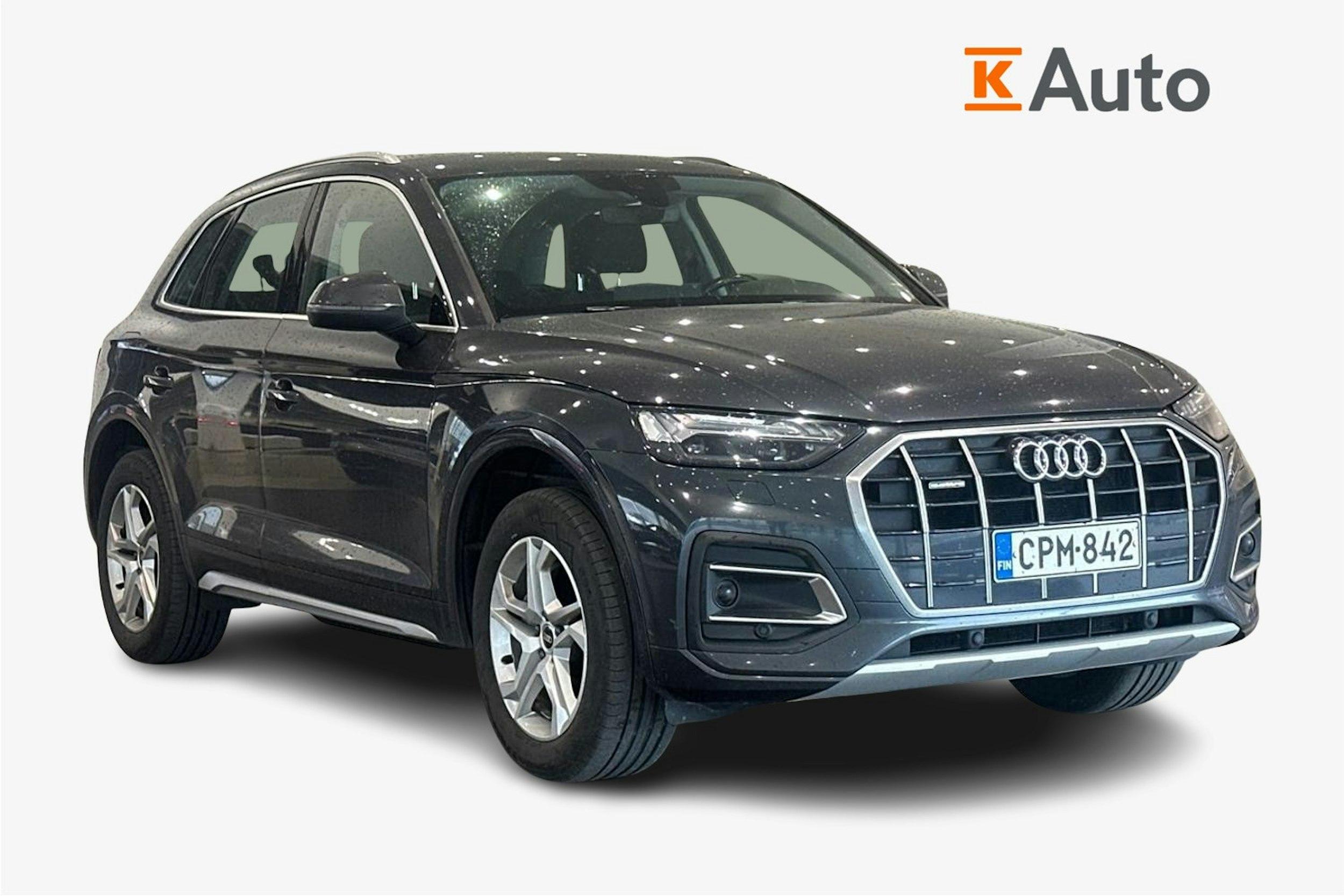 harmaa Audi Q5 2021 kuva 1.