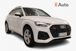 Valkoinen Audi Q5 2022 kuva 1.