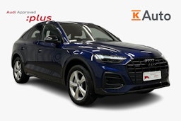 sininen Audi Q5 2024 kuva 1.
