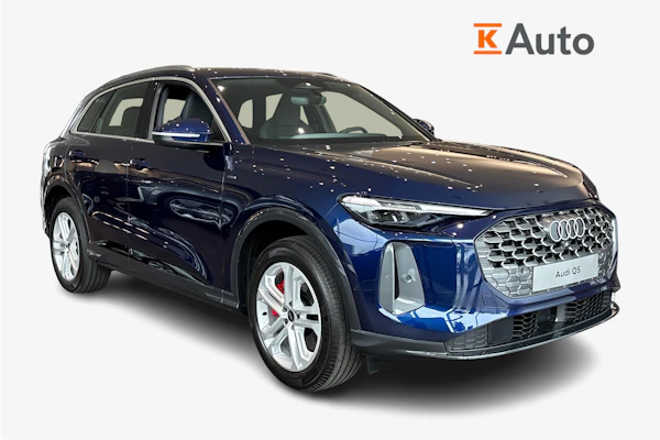 Audi Q5 e-hybrid quattro 220 kW | Navarra-sininen  | Vetokoukku | S line -sisätilapaketti | Heti vapaa |