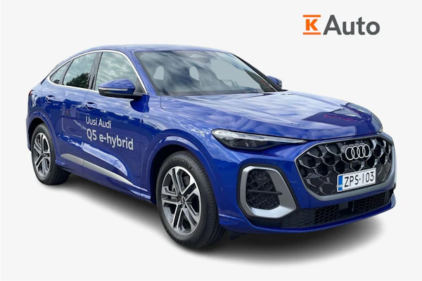 Audi Q5 Sportback e-hybrid quattro 220 kW | Ilmajousitus | Matrix-LED | S line -paketit | Korko 1,99% +kulut