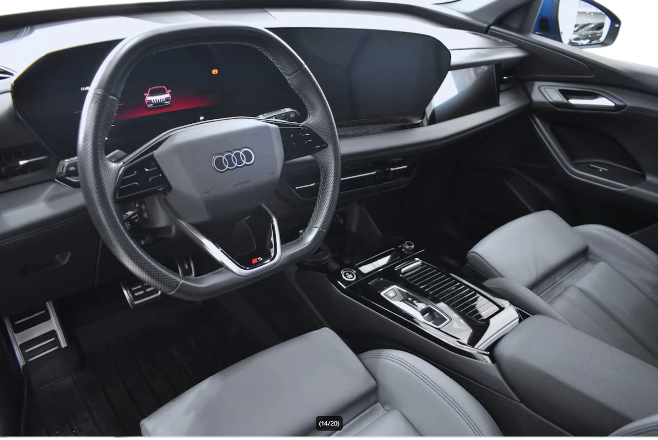sininen Audi Q6 e-tron 2024 kuva 2.