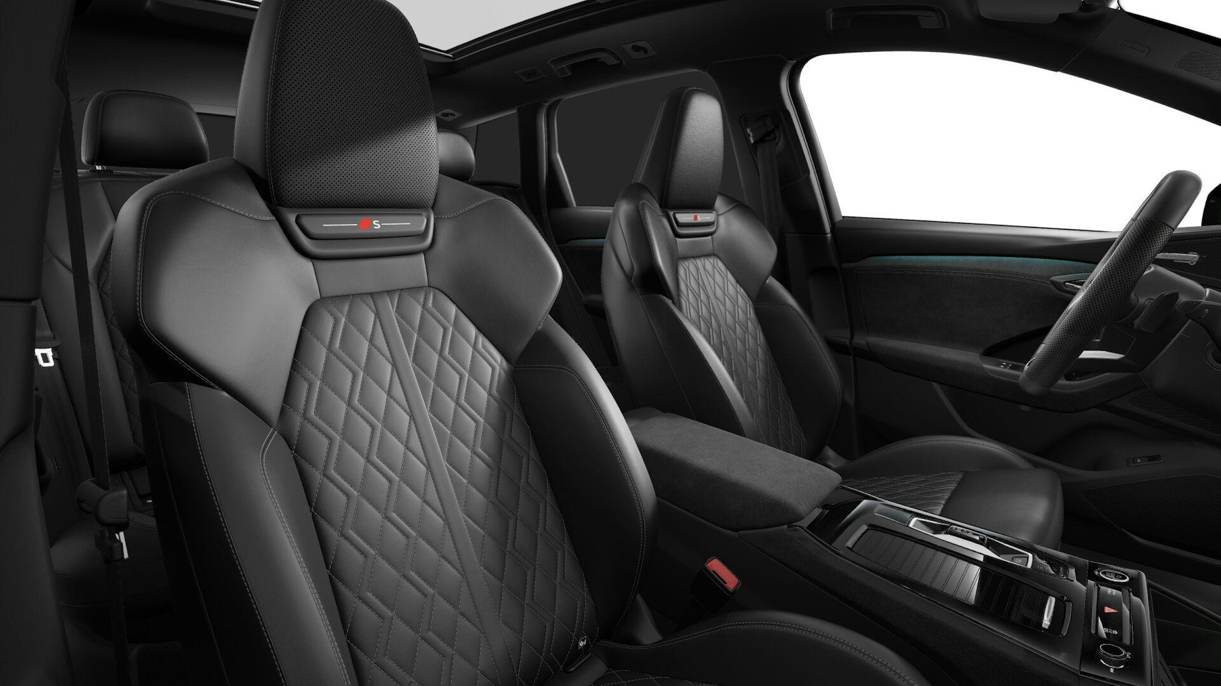 sininen Audi Q6 e-tron 2024 kuva 7.