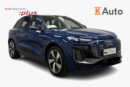 sininen Audi Q6 e-tron 2024 kuva 1.