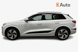 valkoinen Audi Q6 e-tron 2024 kuva 6.