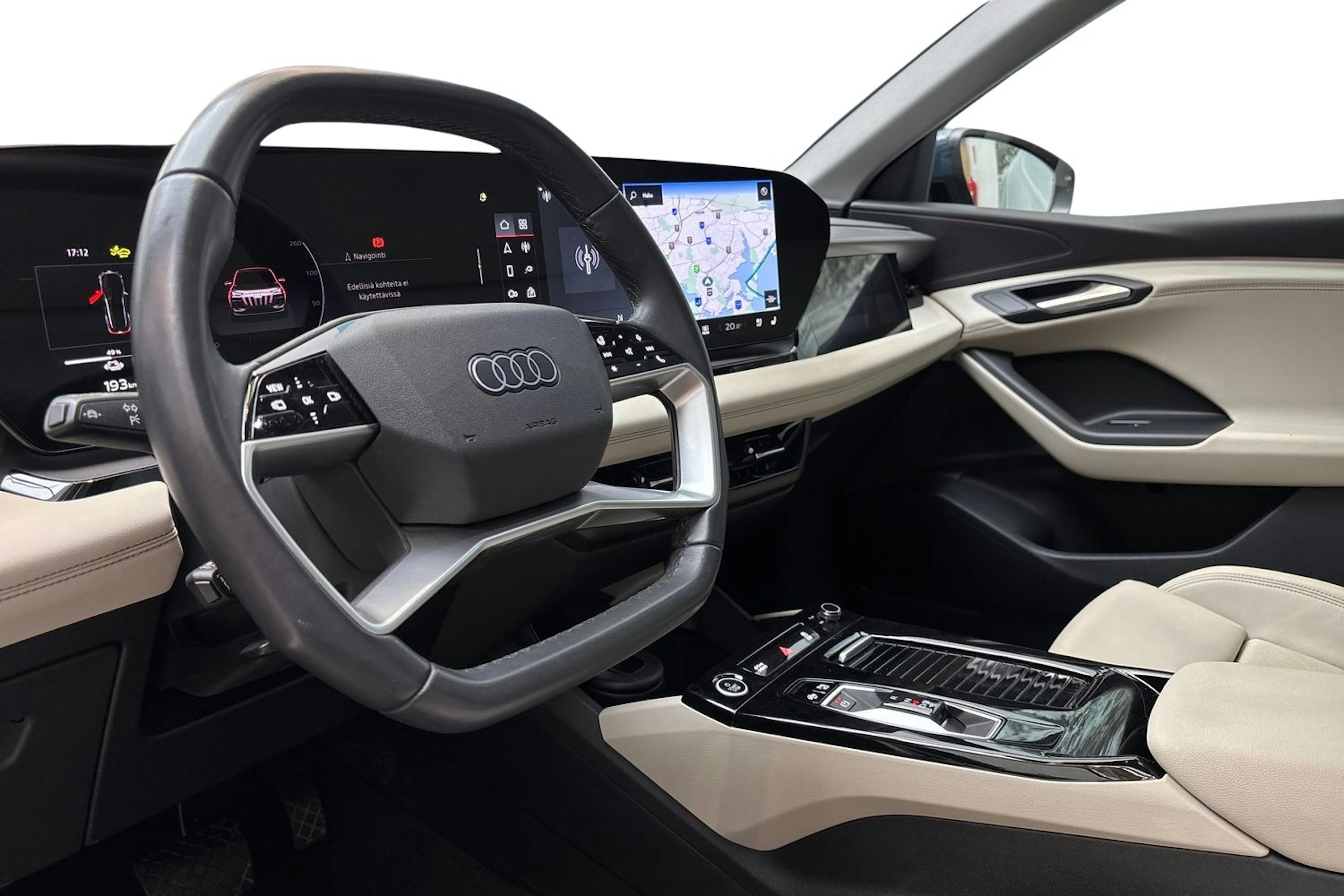 met. sininen Audi Q6 e-tron 2024 kuva 7.