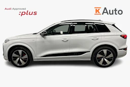 valkoinen Audi Q6 e-tron 2024 kuva 5.
