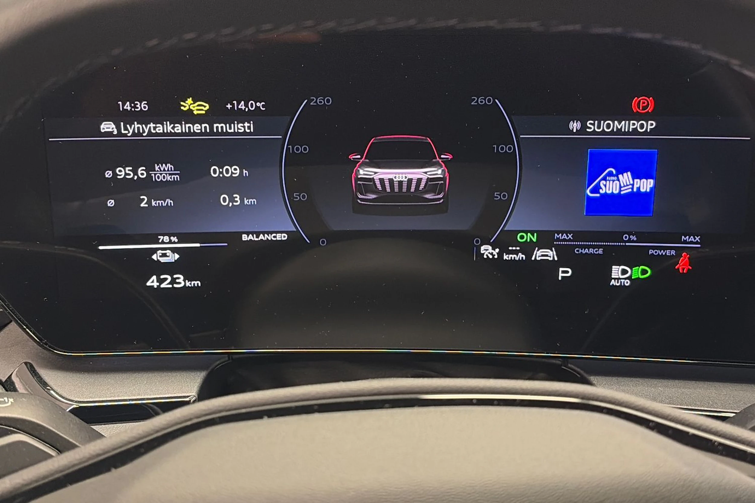 Valkoinen Audi Q6 e-tron 2024 kuva 14.
