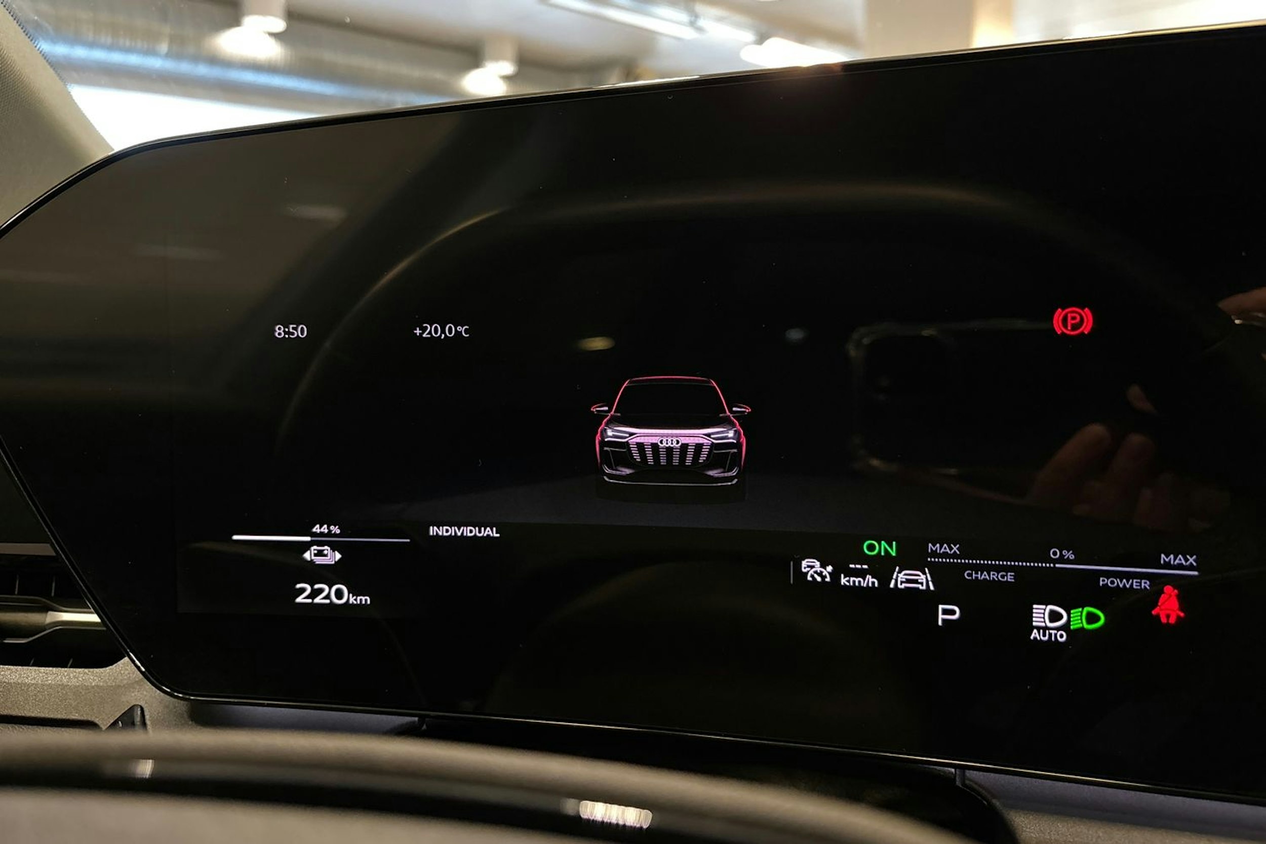 met. harmaa Audi Q6 e-tron 2024 kuva 23.