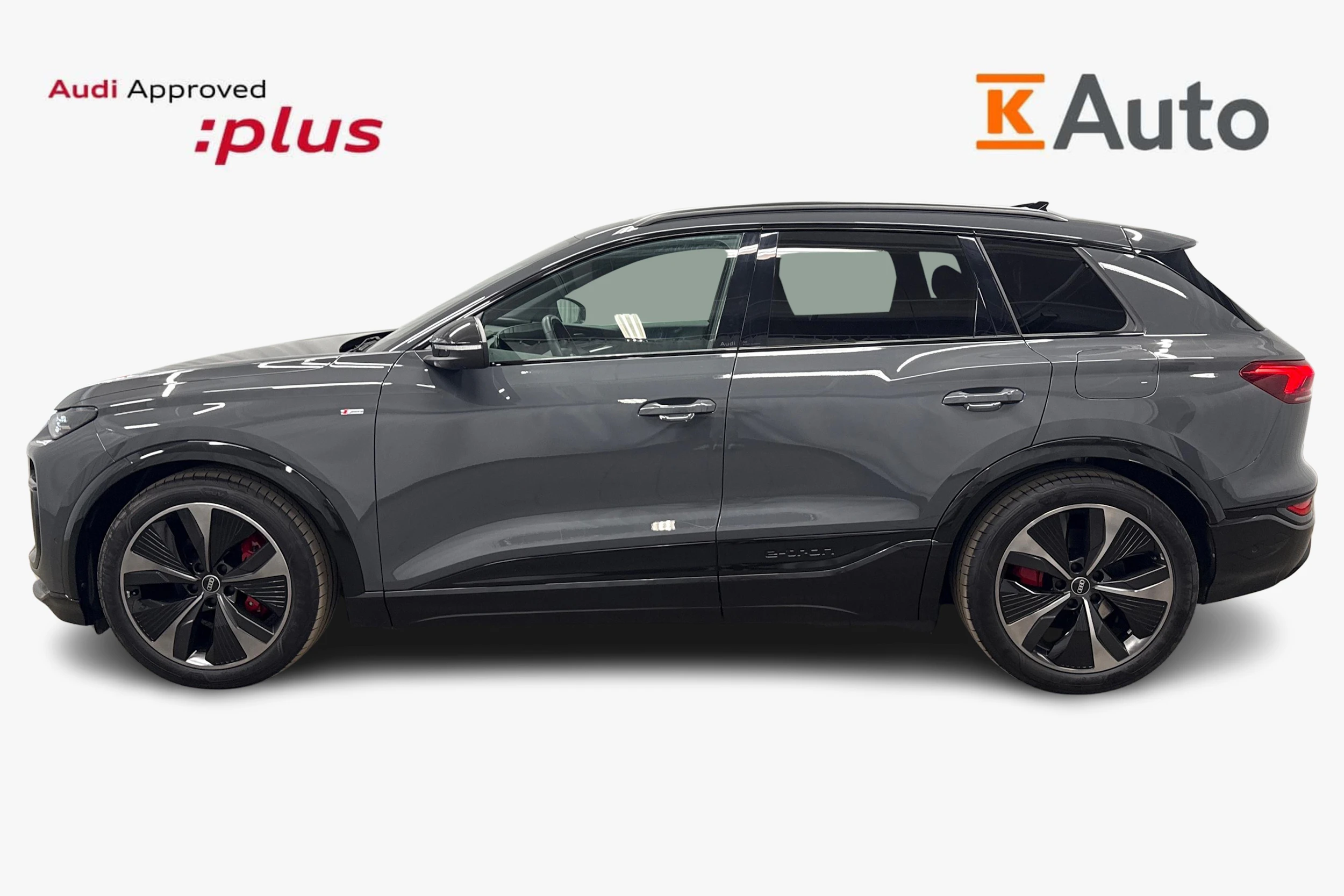 harmaa Audi Q6 e-tron 2024 kuva 5.
