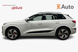 valkoinen Audi Q6 e-tron 2024 kuva 6.