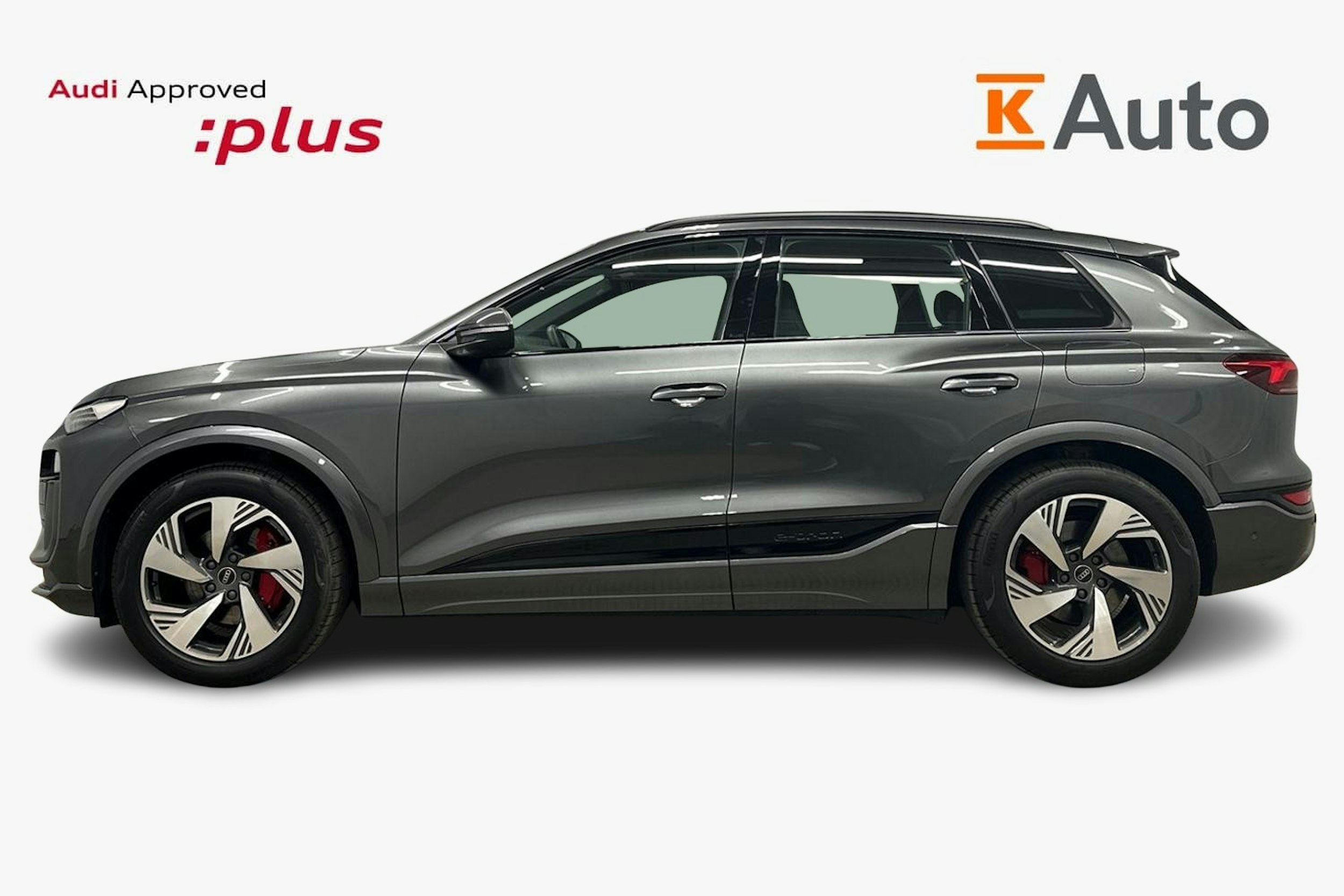 harmaa Audi Q6 e-tron 2024 kuva 6.