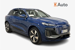 sininen Audi Q6 e-tron 2024 kuva 1.