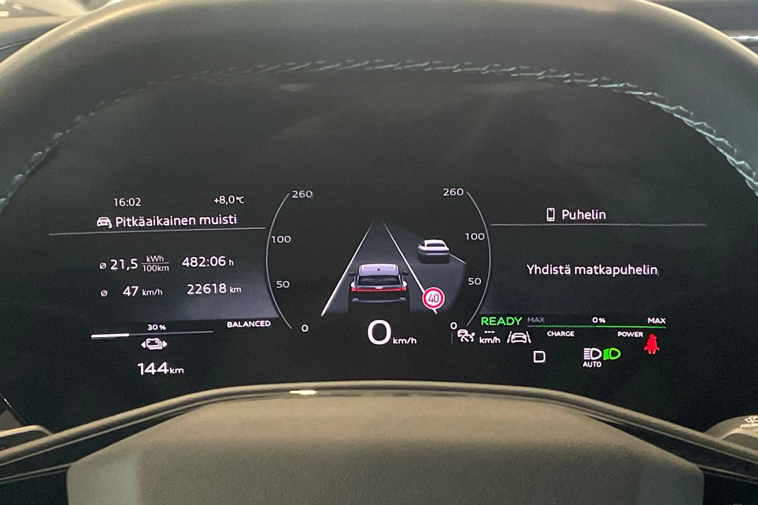 harmaa Audi Q6 e-tron 2024 kuva 19.