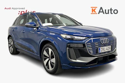 sininen Audi Q6 e-tron 2024 kuva 1.