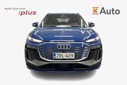 sininen Audi Q6 e-tron 2024 kuva 4.