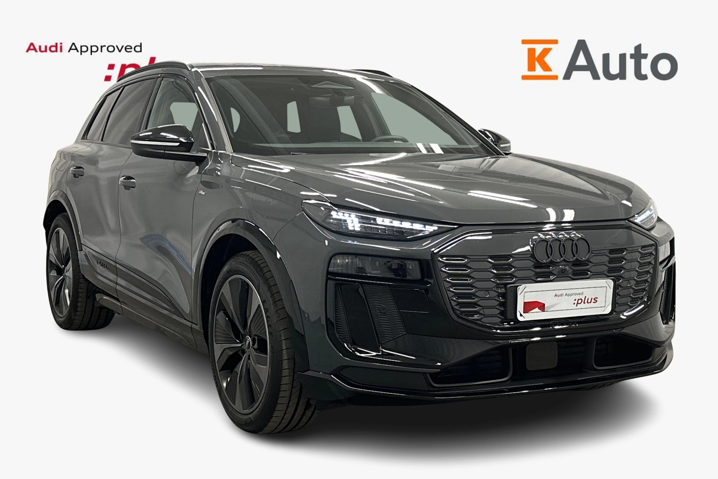 harmaa Audi Q6 e-tron 2024 kuva 1.