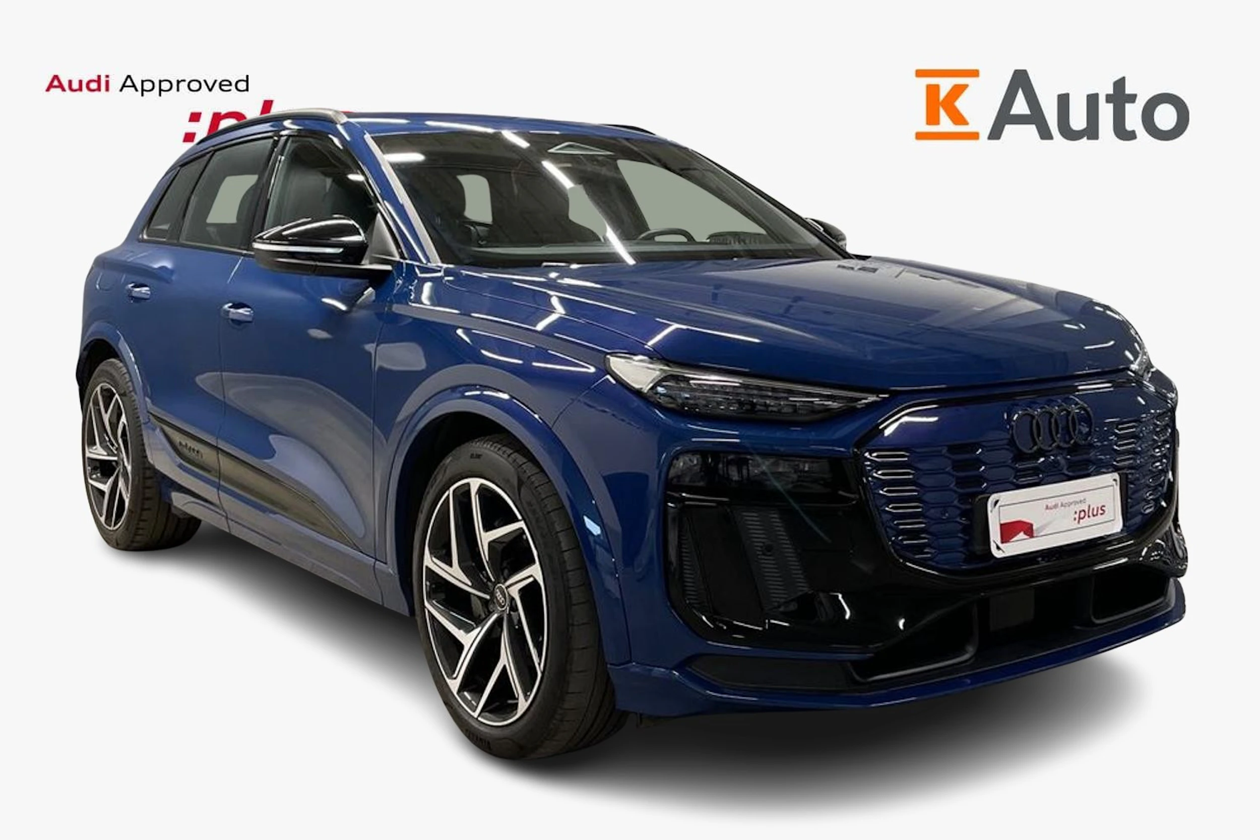 sininen Audi Q6 e-tron 2025 kuva 1.