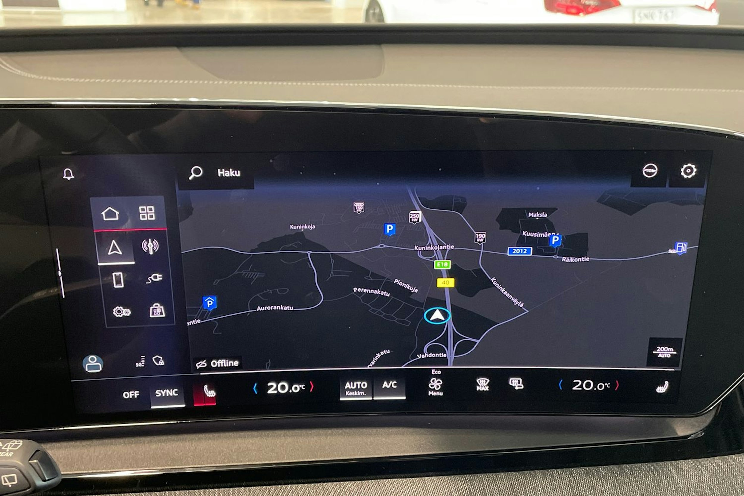 musta Audi Q6 e-tron 2025 kuva 29.