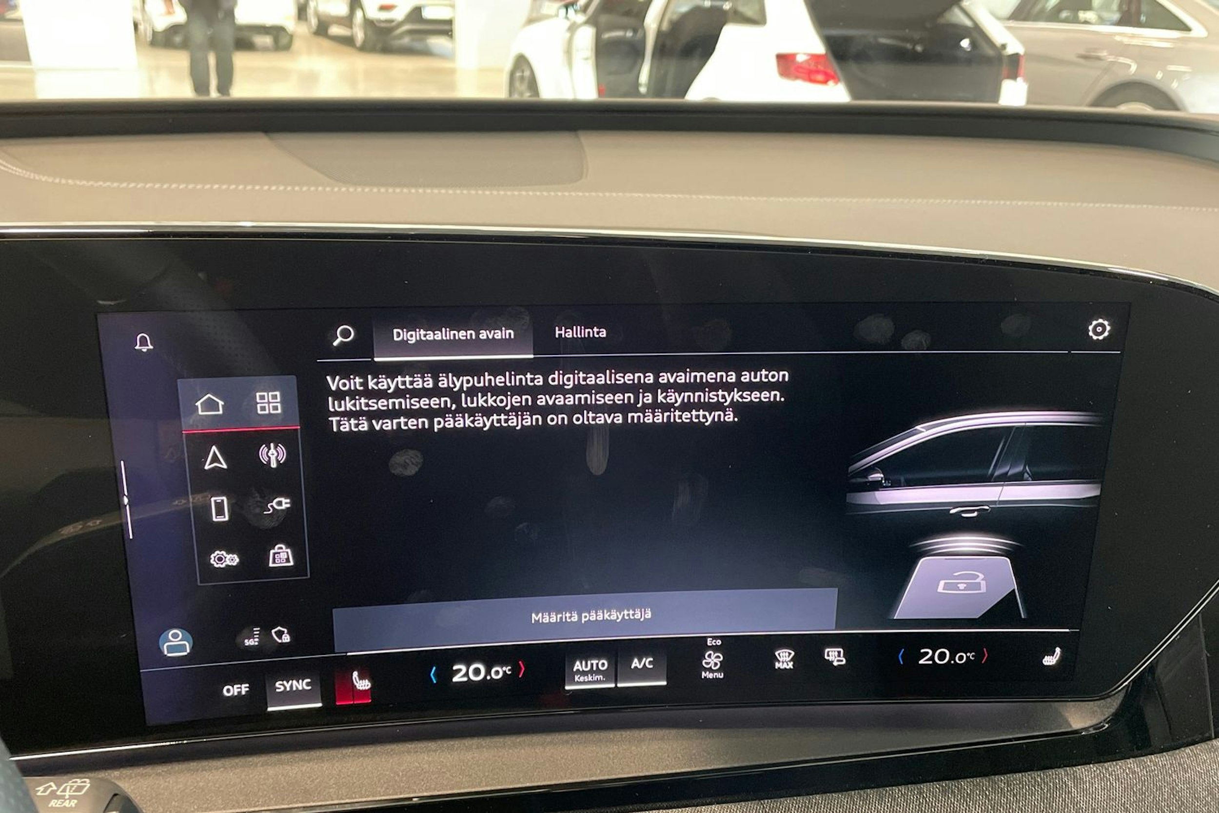 musta Audi Q6 e-tron 2025 kuva 36.