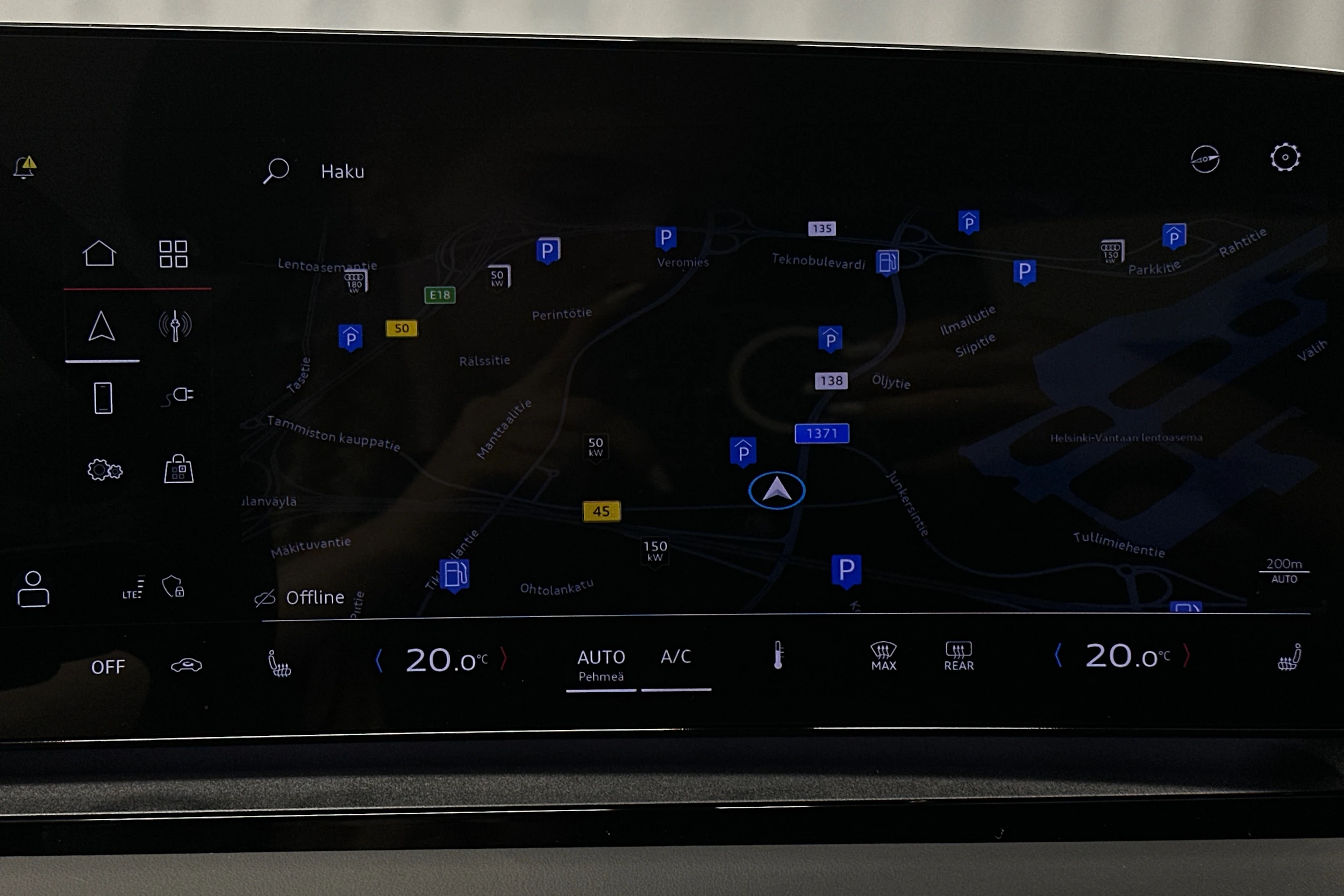 musta Audi Q6 e-tron 2025 kuva 20.