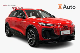 punainen Audi Q6 e-tron 2025 kuva 1.