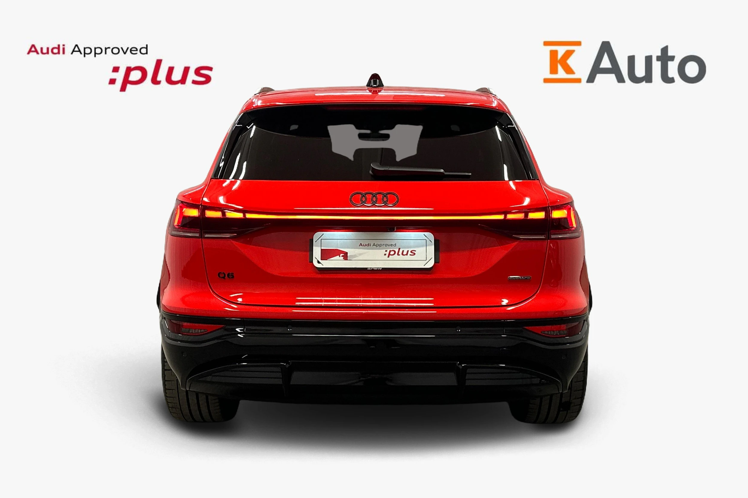 punainen Audi Q6 e-tron 2025 kuva 3.