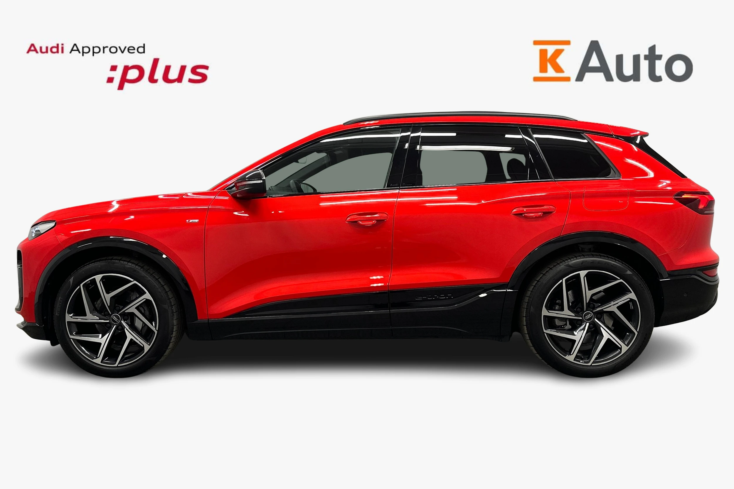 punainen Audi Q6 e-tron 2025 kuva 5.